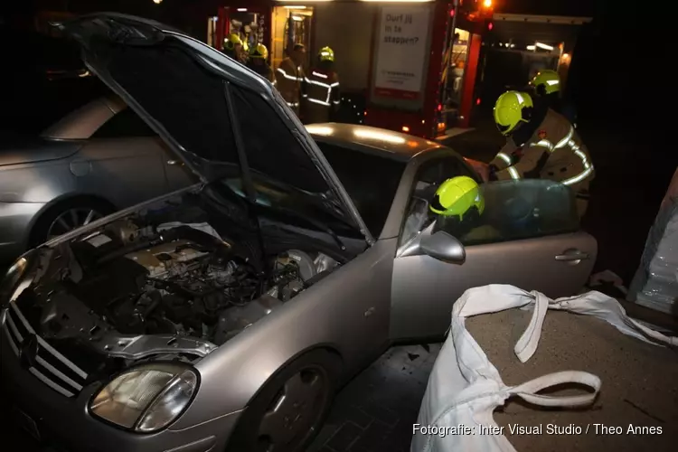 Autobrand in Spanbroek