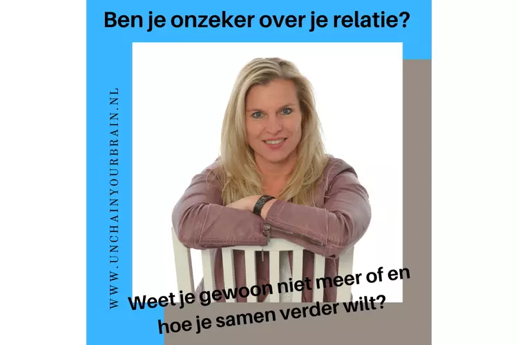 Heb jij twijfels over je relatie, stress klachten? En wil je weer plezier hebben in je toekomst?