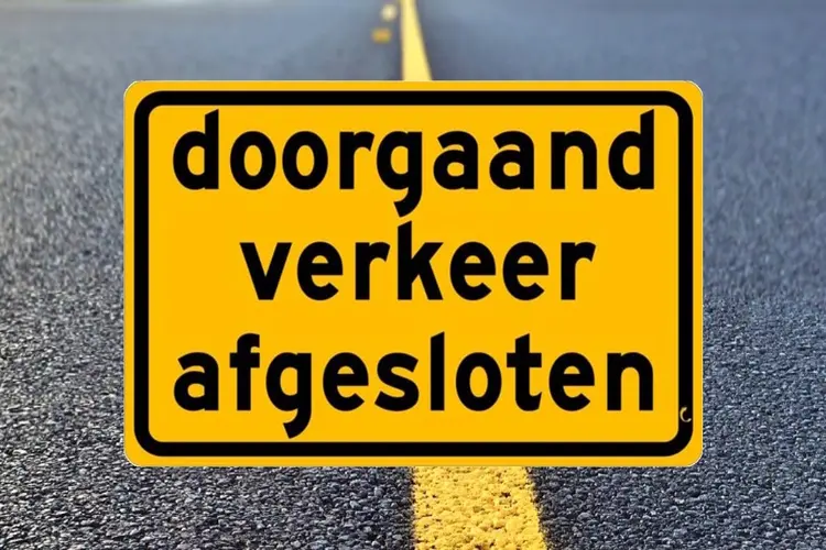 Nieuweweg in Opmeer afgesloten